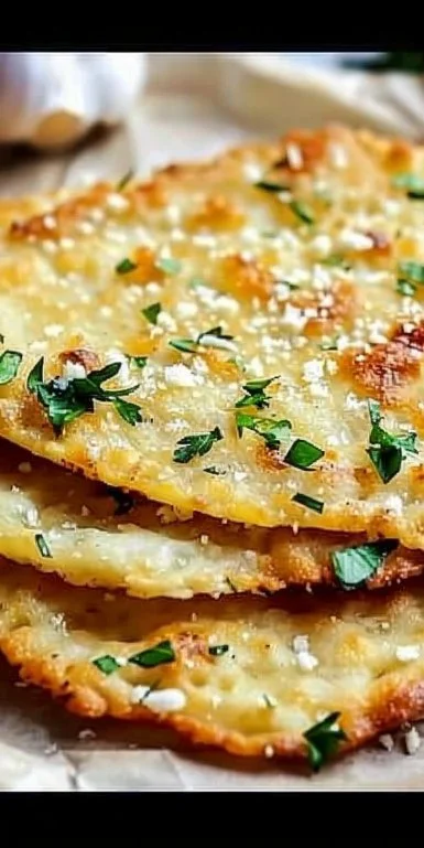 Flatbread de Ajo Keto