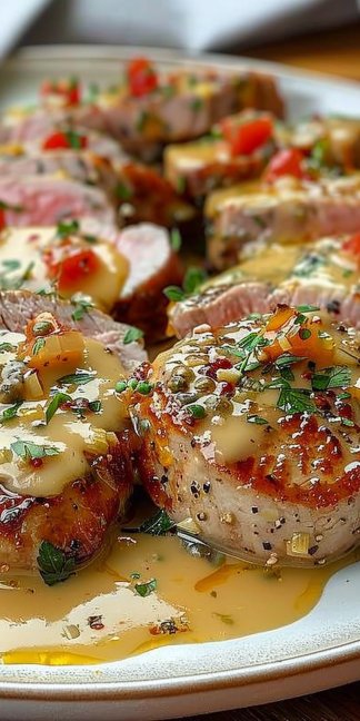 Solomillos de Cerdo con Queso Roquefort