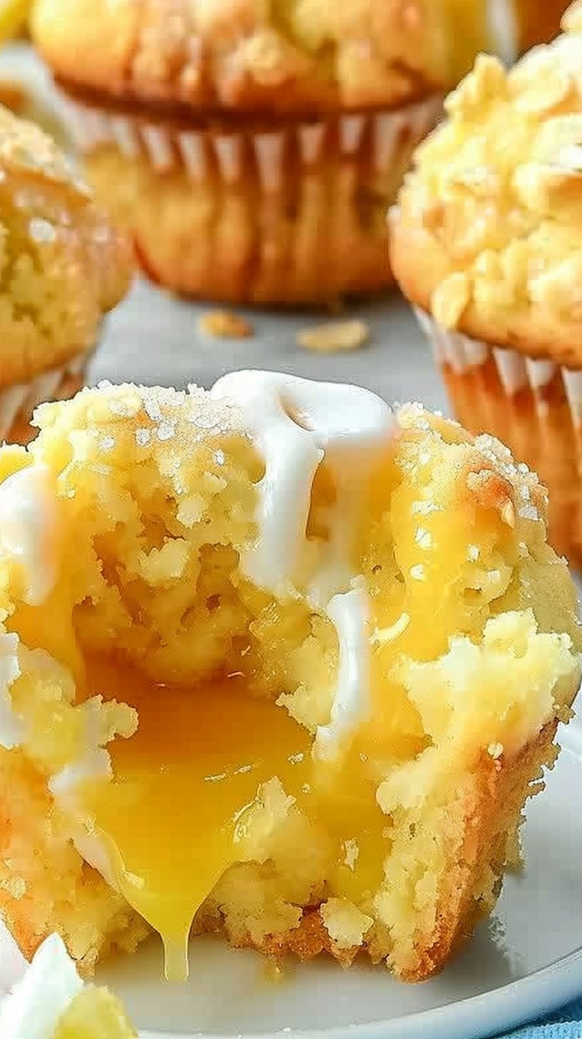 Muffins de Curd de Limón