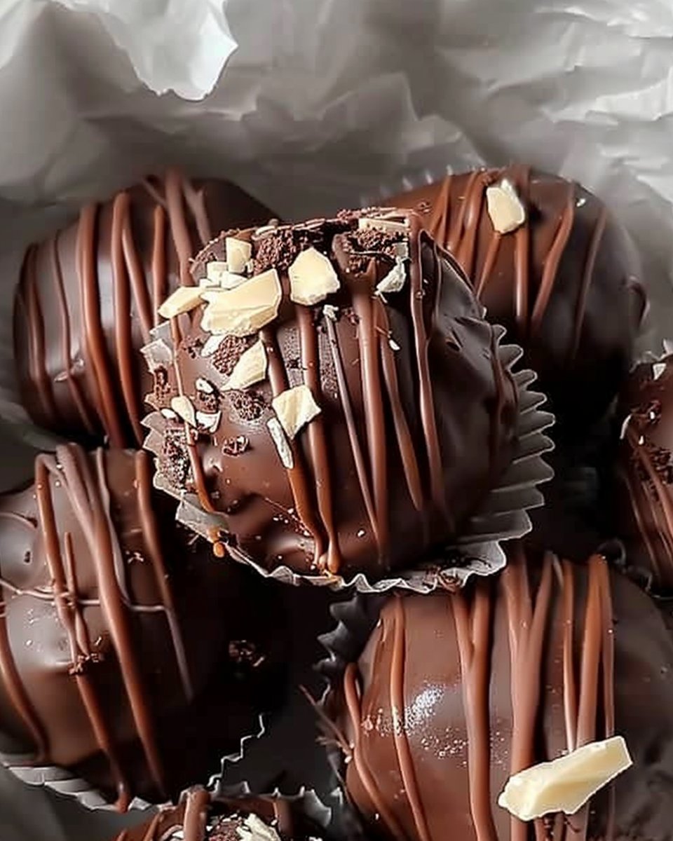 Brownie bites or trufas sin horno