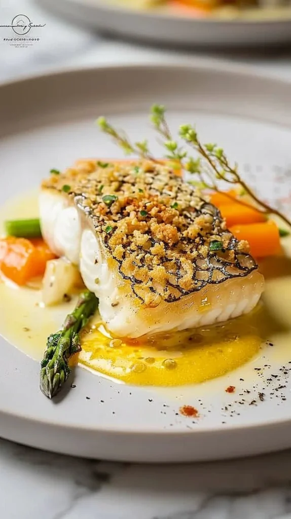 Lubina Crustada con Parmesano