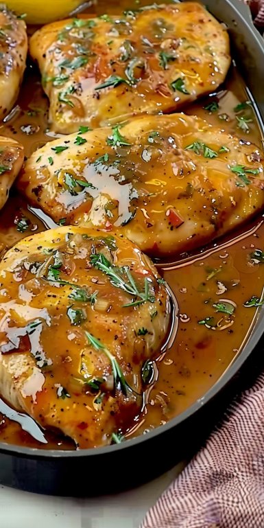 pollito en salsa de limón