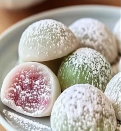 Receta de mochi casero con ingredientes frescos y sabor irresistible