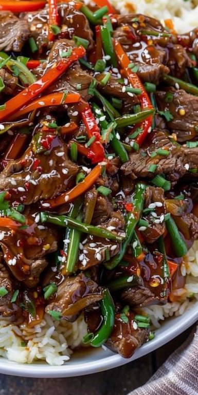 Receta fácil de carne mongola