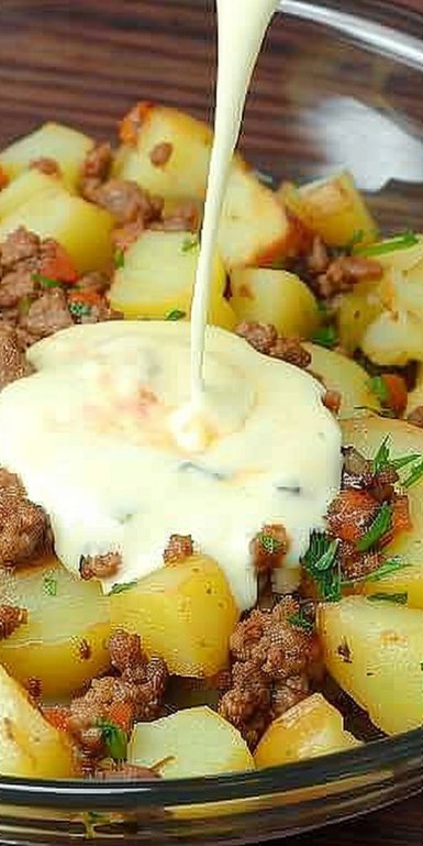 Papas con Carne Molida