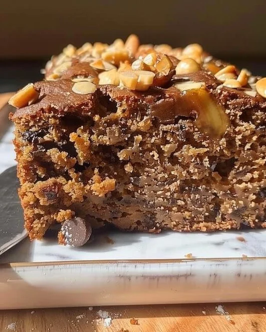 Rebanadas de pan de plátano vegano y sin gluten en un plato