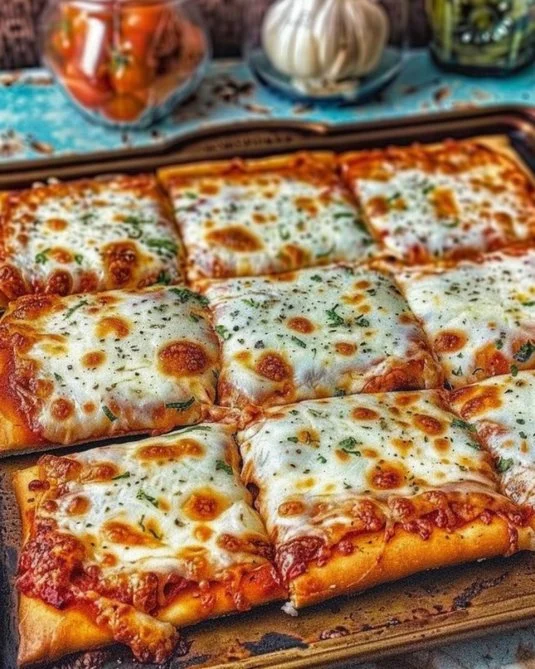 Deliciosa Pizza Casera con ingredientes frescos y masa hecha a mano