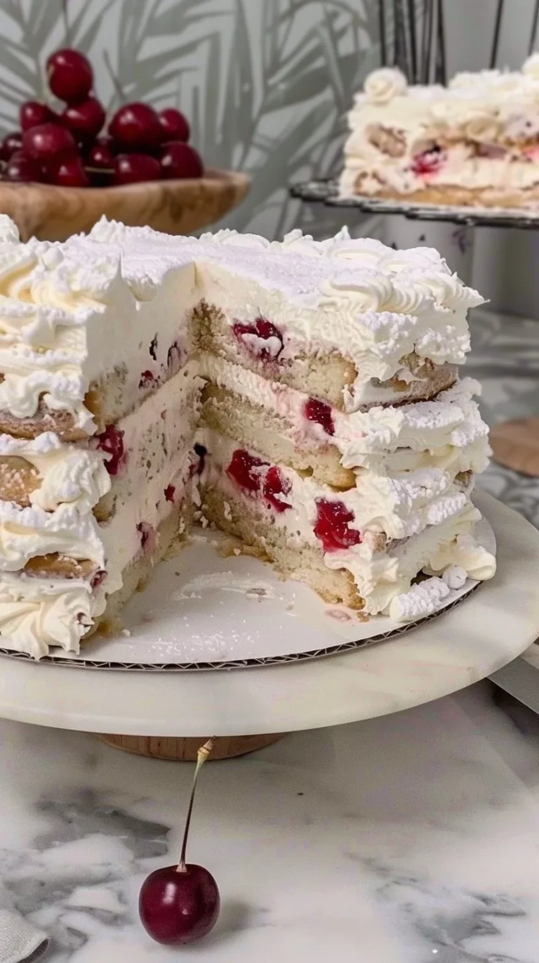Delicioso postre de merengue frambuesa servido en un plato elegante.