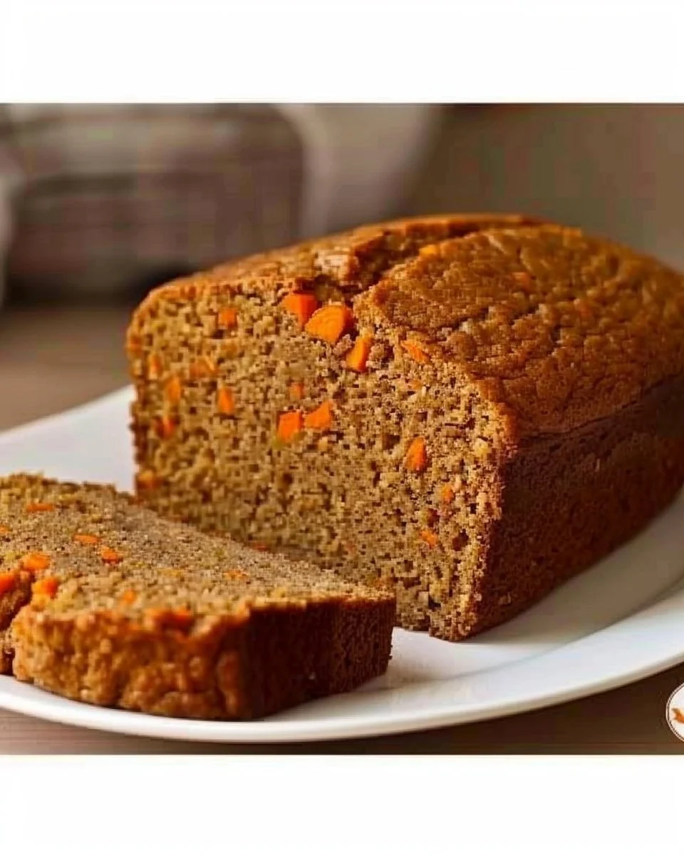 Queque de zanahoria y plátano fresco y esponjoso