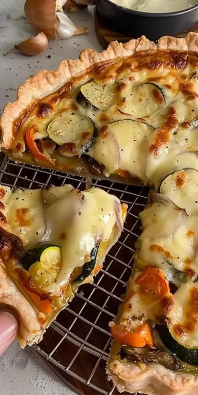 Tarta de verduras sin gluten