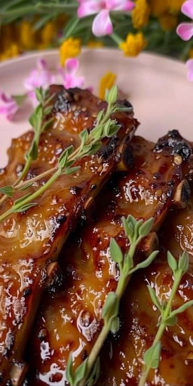 Costillas a La Miel & Mostaza en la freidora de aire