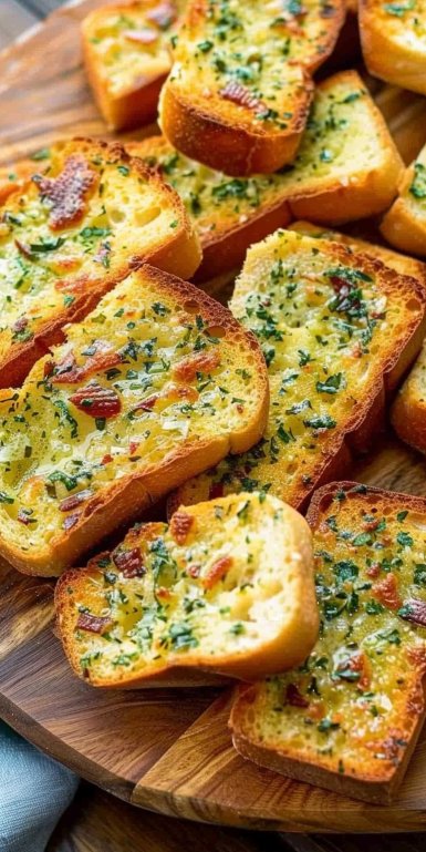 Pan de Ajo en Freidora de Aire