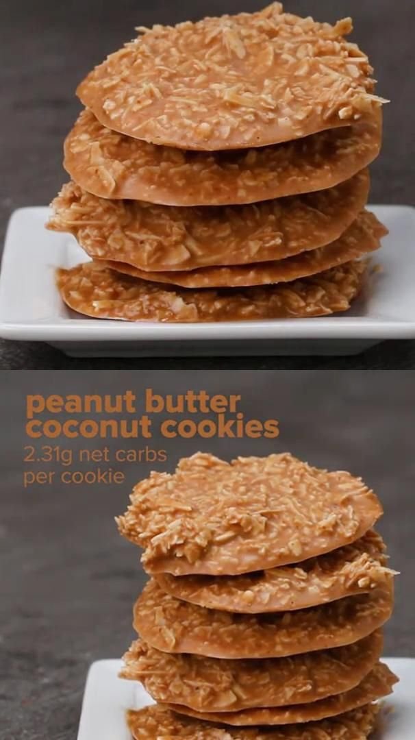 Peanut Butter and Coconut No-Bake Cookies