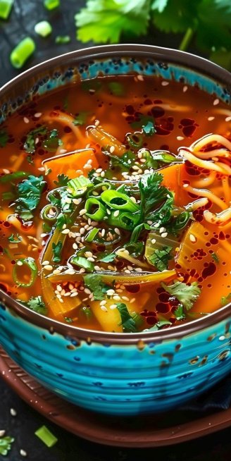 Sopa de Fideo con Chile Guajillo