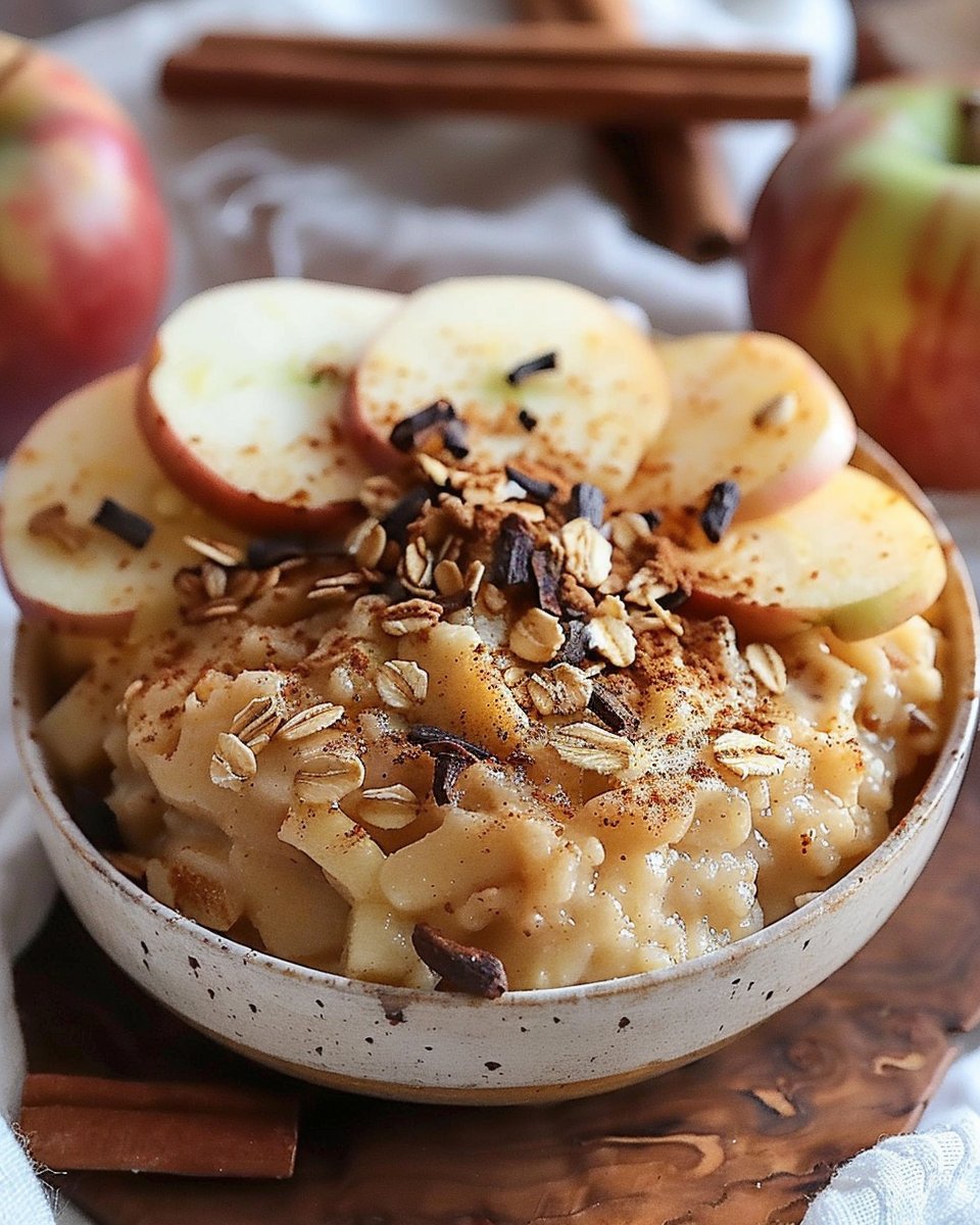 Avena al Horno de Manzana y Canela