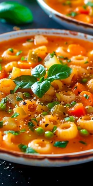 Sopa de Pasta con Verduras
