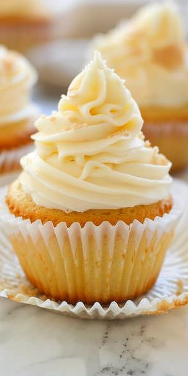 Cupcakes de vainilla