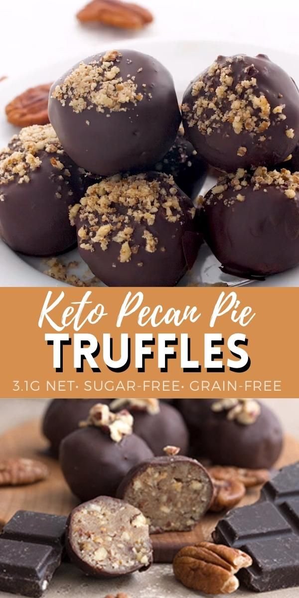 Trufas de Pecan KETO