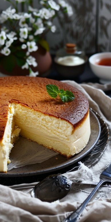 Bizcocho de yogur esponjoso