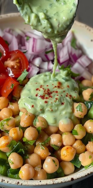 Ensalada con garbanzos