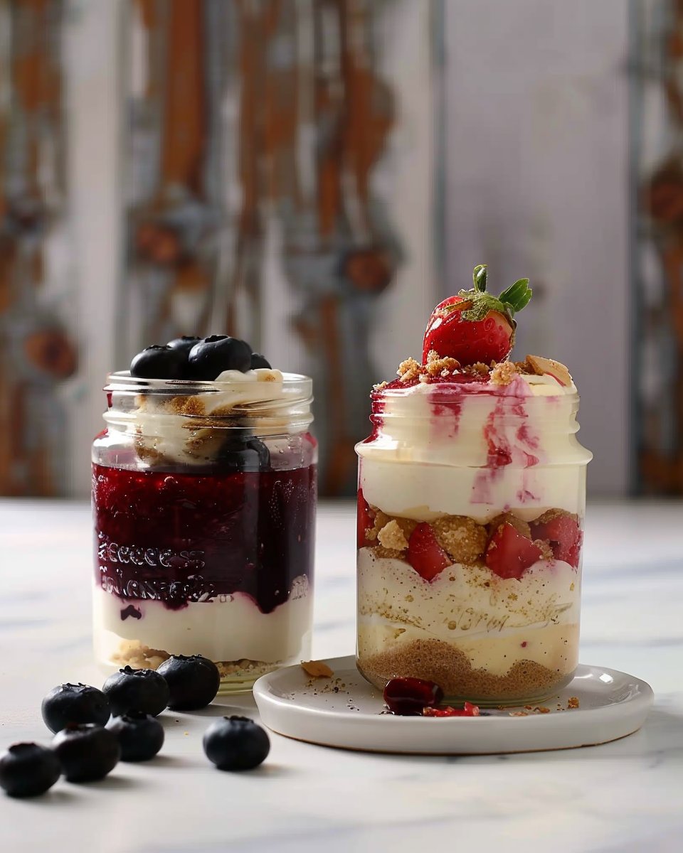 4 Postres en Frascos