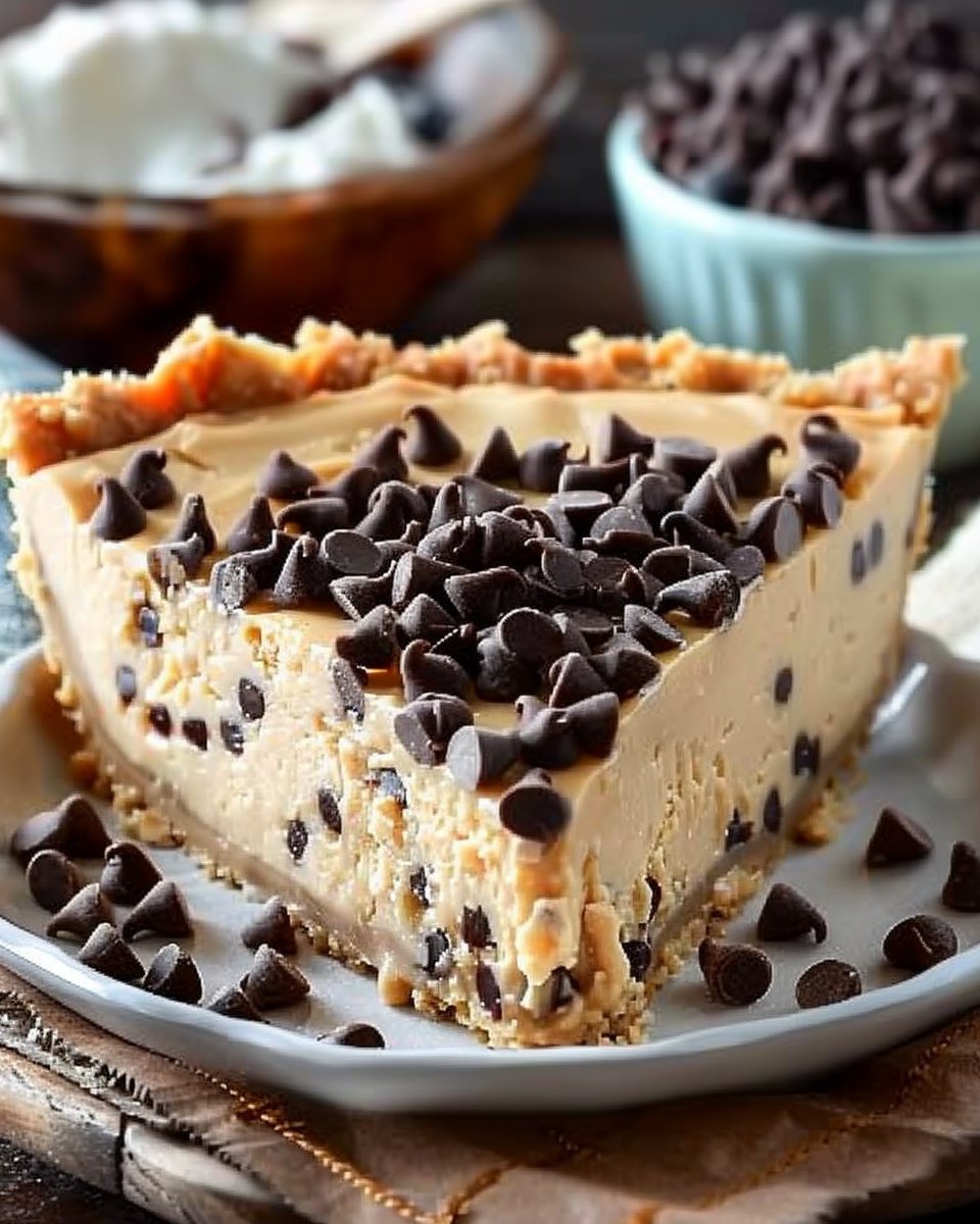 Peanut Butter Chocolate Chip Pie