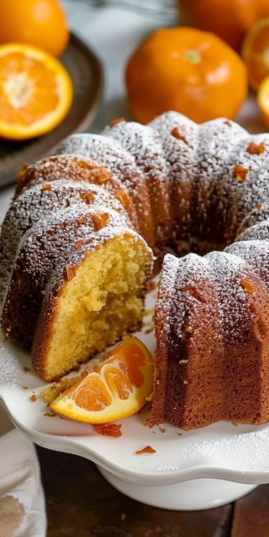 Torta de mandarina esponjosa