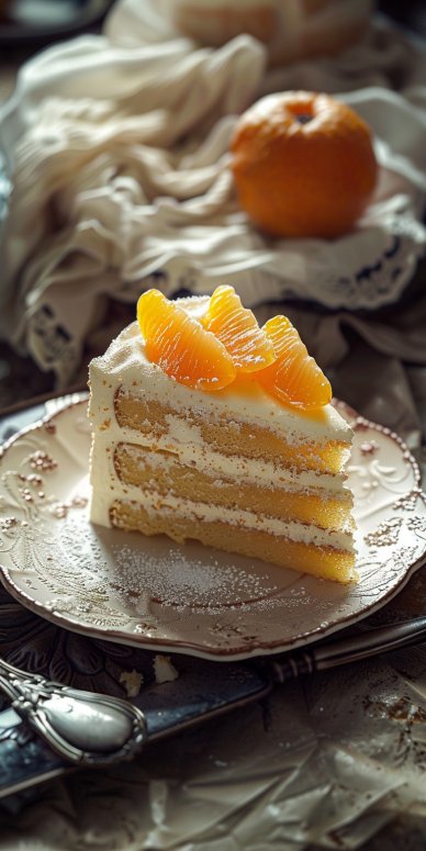 Torta de mandarina esponjosa