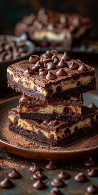 Brownies de cheesecake keto