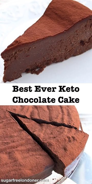 Tarta de chocolate keto