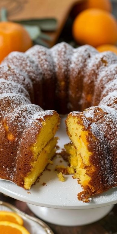 Torta de Mandarina Esponjosa