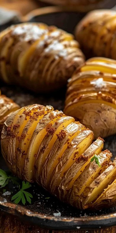 Papas Hasselback