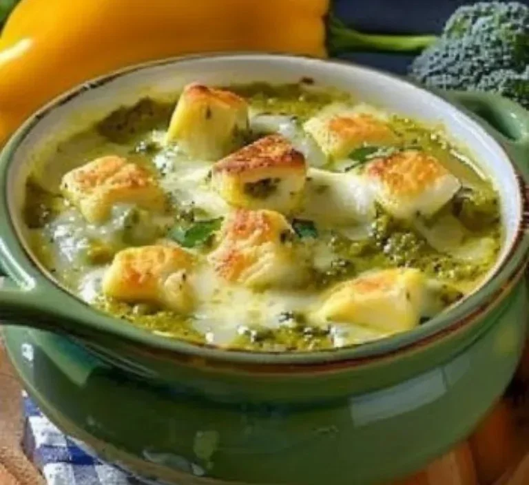 Chiles poblanos rellenos preparados y decorados con salsa de tomate.
