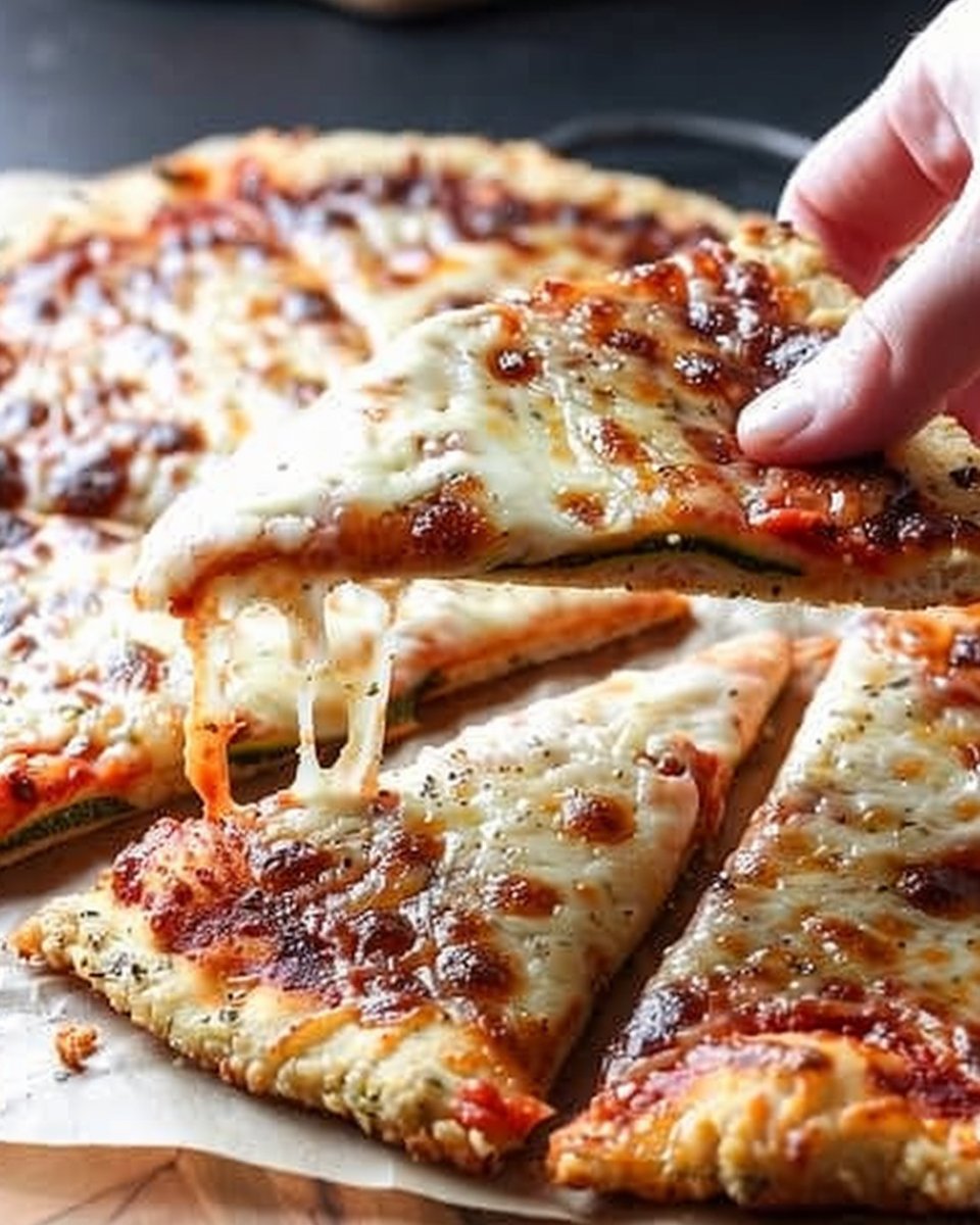 Receta de masa de pizza de calabacín