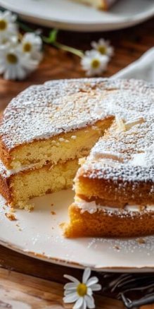 Pastel de vainilla casero
