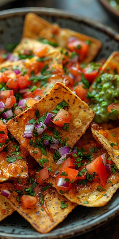 Nachos en freidora de aire