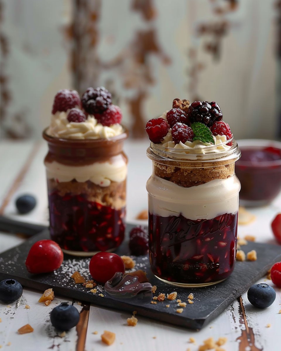 4 Postres en Frascos