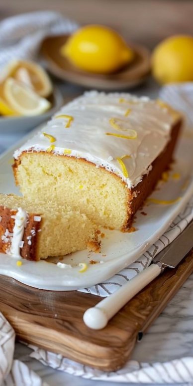 Lemon Cake Moist and Spongy