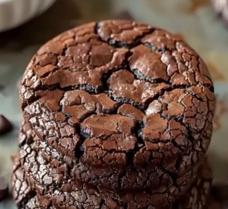 Galletas de brownie fudgy recién horneadas y decoradas