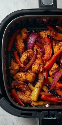 Fajitas de Pollo en Air Fryer