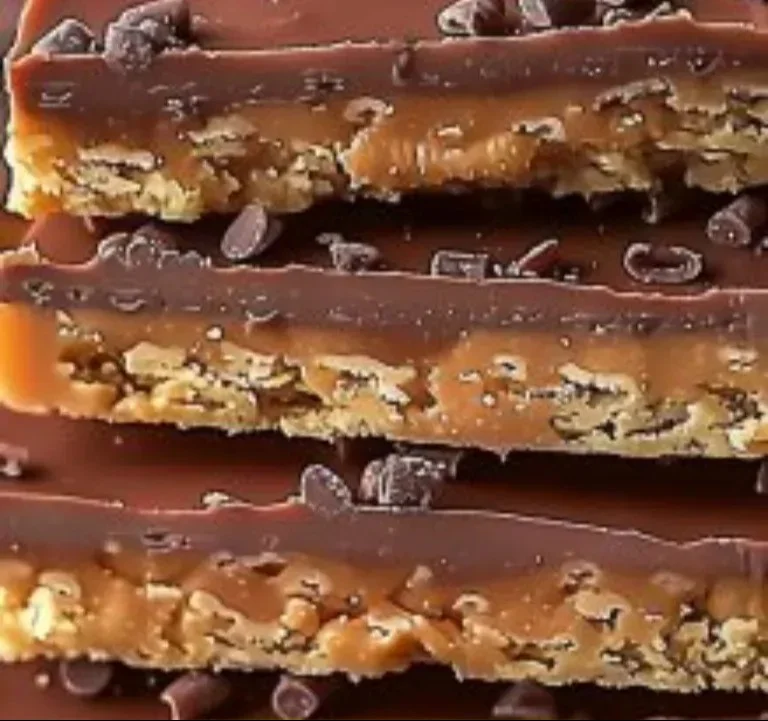 Barras de Twix de mantequilla de maní saludables y deliciosas