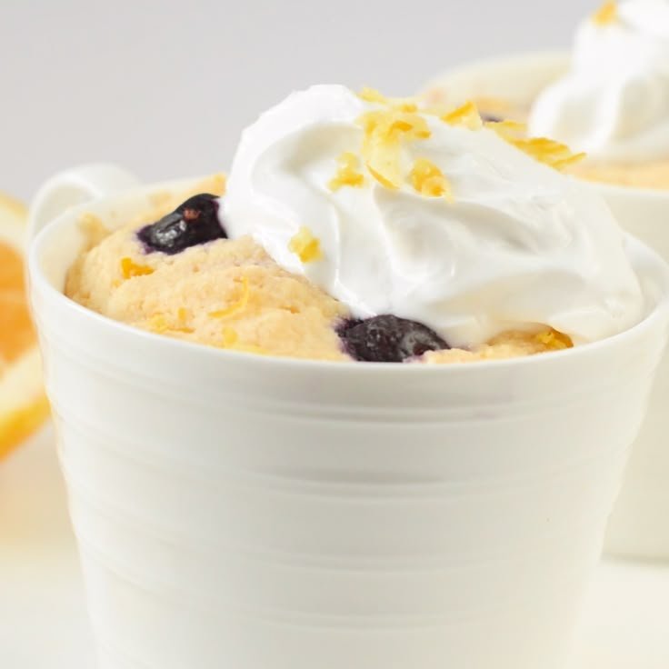 Pastel de Taza de Limón Keto