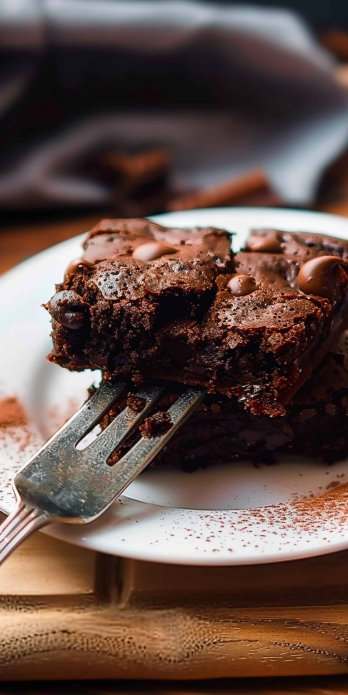 Brownies de chocolate y calabaza
