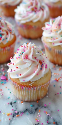 Cupcakes de vainilla