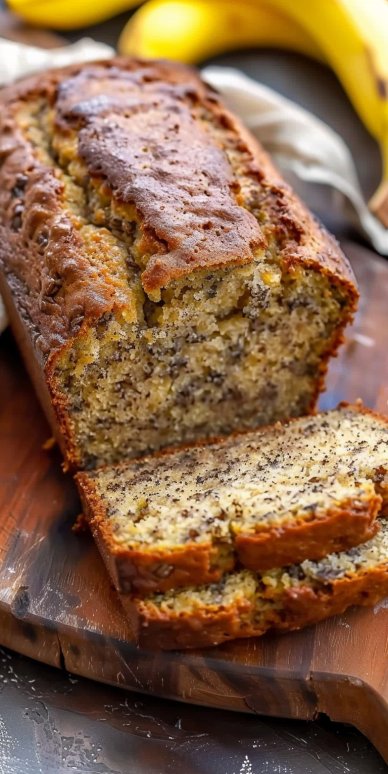 Pan de banana esponjoso