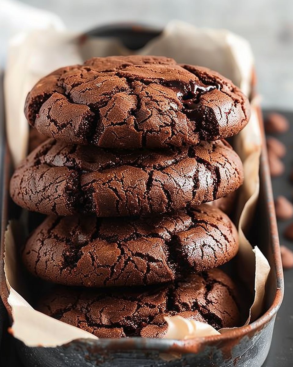 Galletas de Brownie de Chocolate