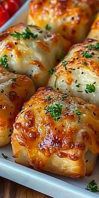 Rollitos de pizza en freidora de aire