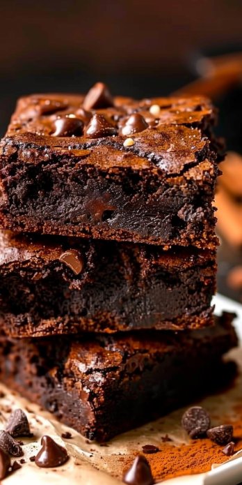 Brownies de chocolate y calabaza