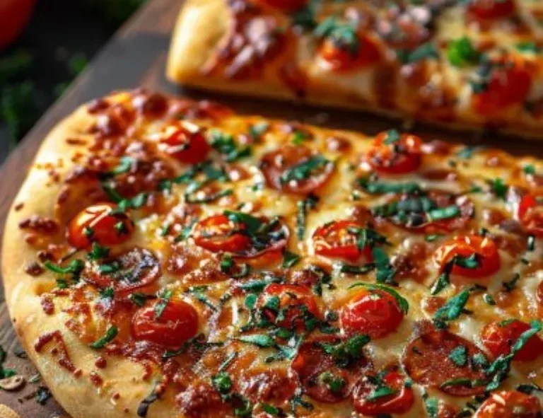 Masa de pizza de harina de almendra lista para hornear