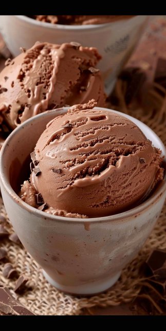 Helado de Chocolate Sin Batir